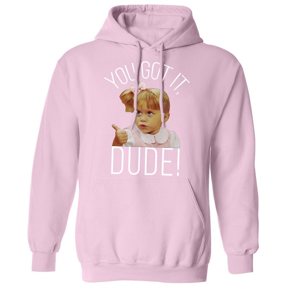 Classic Unisex Hoodie - 7QDLM3HG - Light Pink - 3