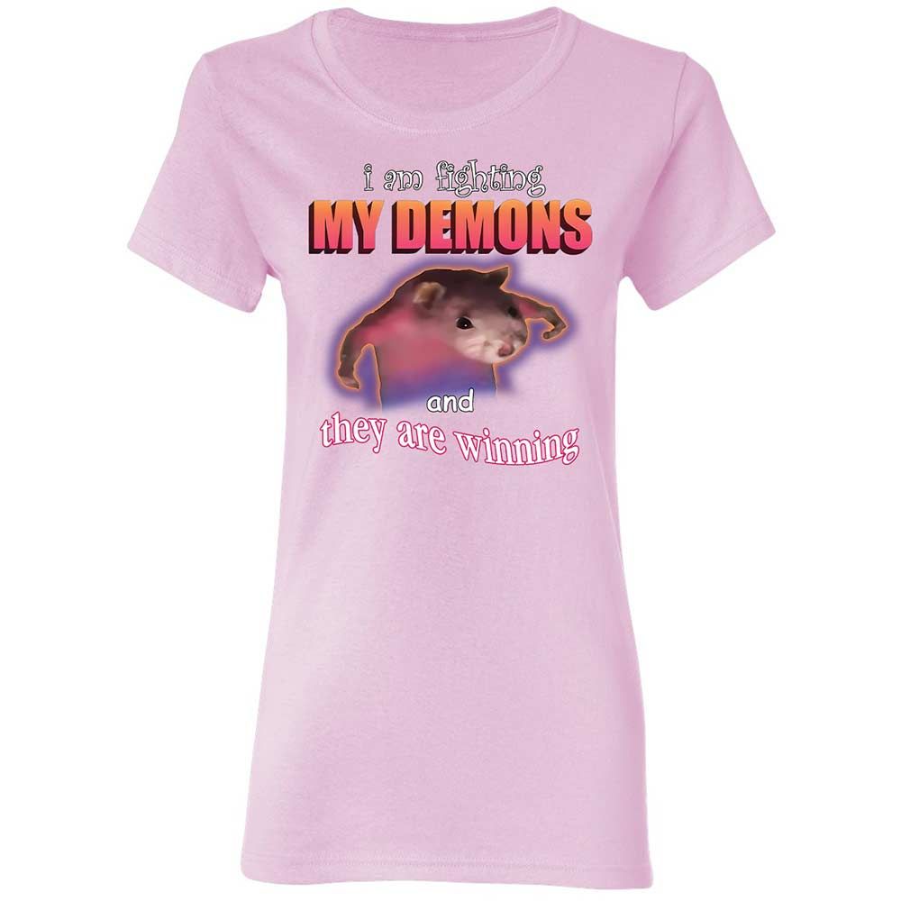 I'm fighting my demons - Light Pink - 3