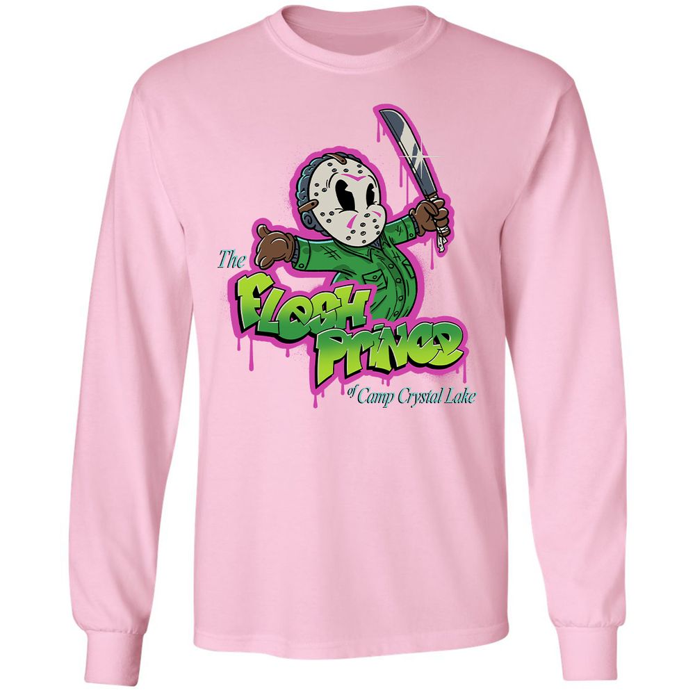 Long Sleeve T-Shirt - QEXSUNZG - Light Pink - 3