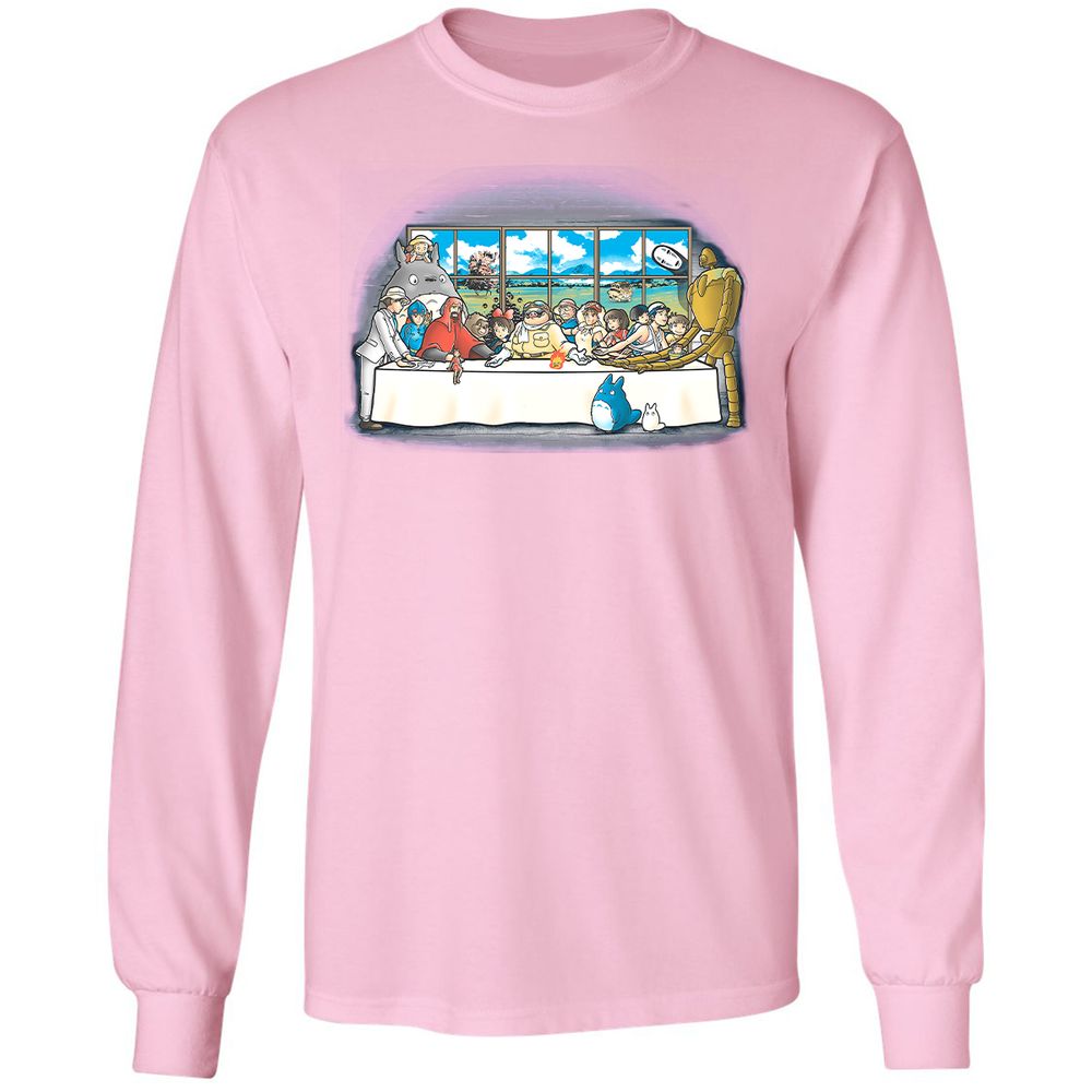 Long Sleeve T-Shirt - BY8ZH7GC - Light Pink - 3
