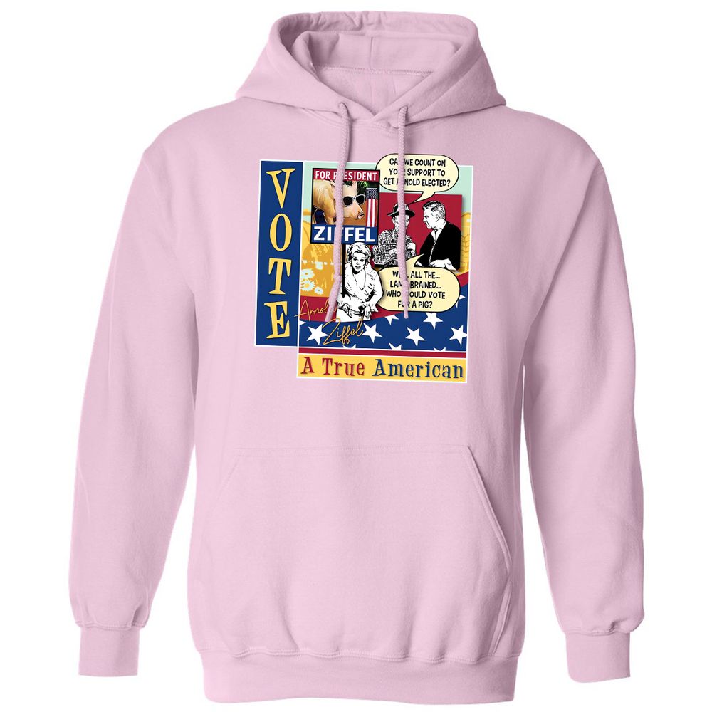 Classic Unisex Hoodie - QF4KY358 - Light Pink - 3