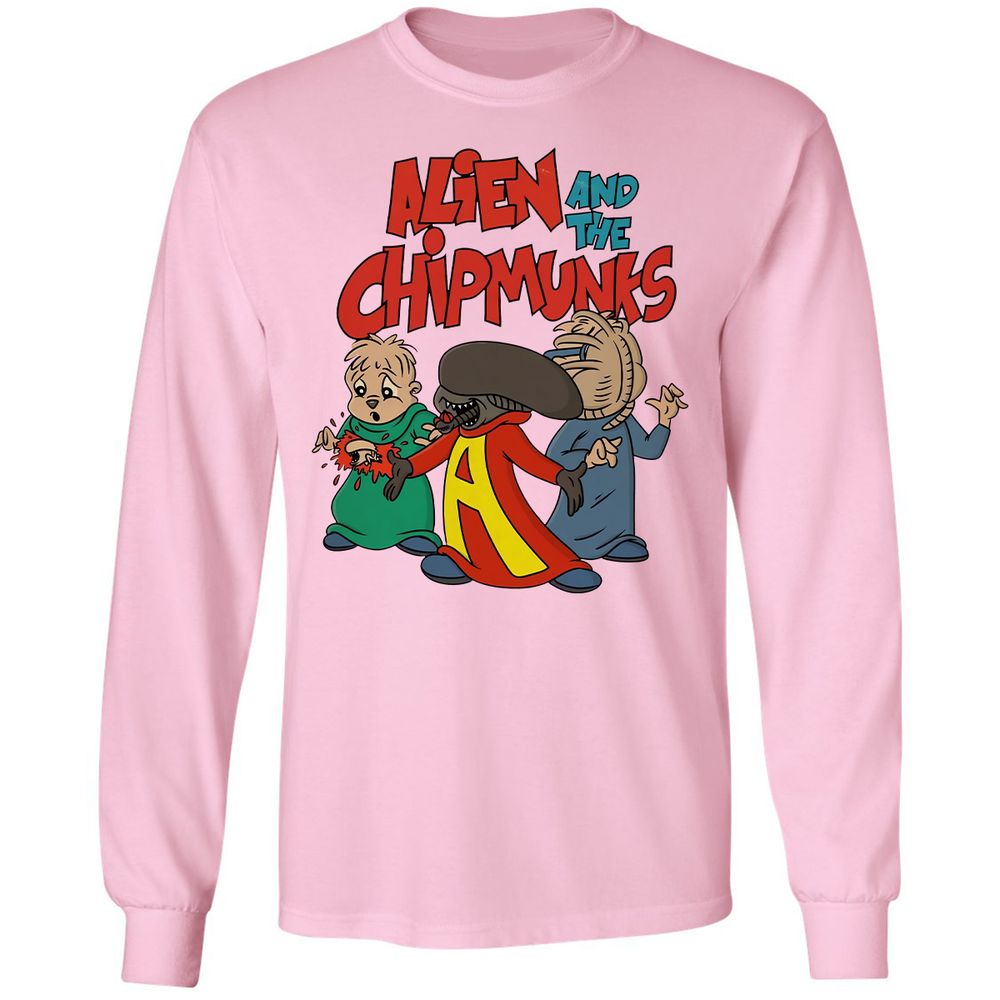 Long Sleeve T-Shirt - AAHAAXPM - Light Pink - 3