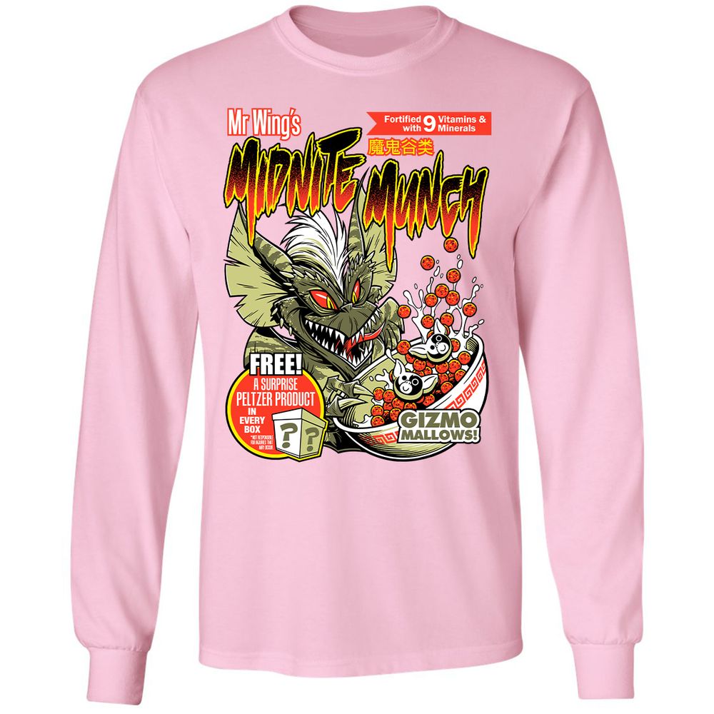 Long Sleeve T-Shirt - XCJNU71G - Light Pink - 3