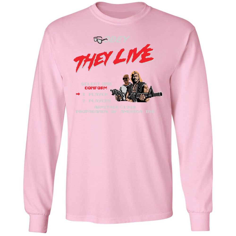 Long Sleeve T-Shirt - SHV6FXTY - Light Pink - 3