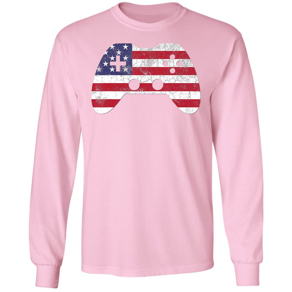 Long Sleeve T-Shirt - E6V3TYSQ - Light Pink - 3