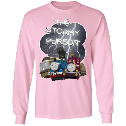Long Sleeve T-Shirt - YUC9FEZK - Light Pink - 3