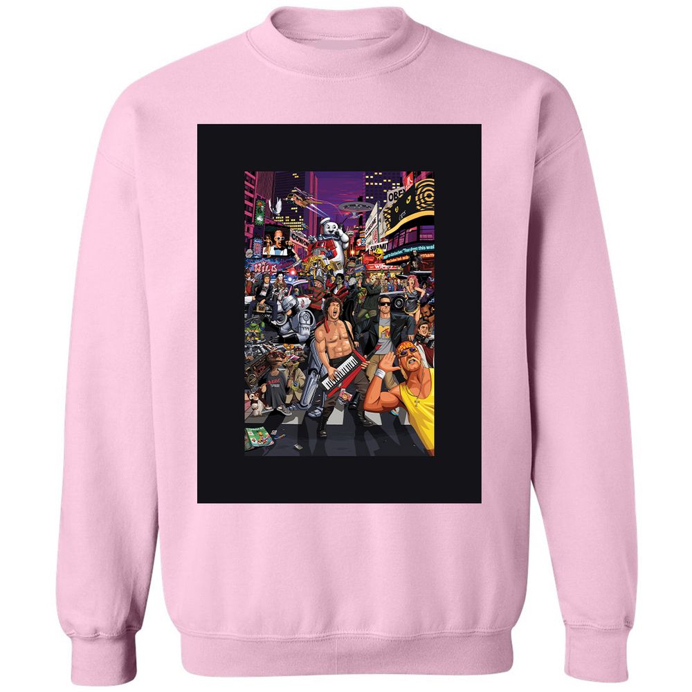 Classic Unisex Sweatshirt - 5E2MUU74 - Light Pink - 3