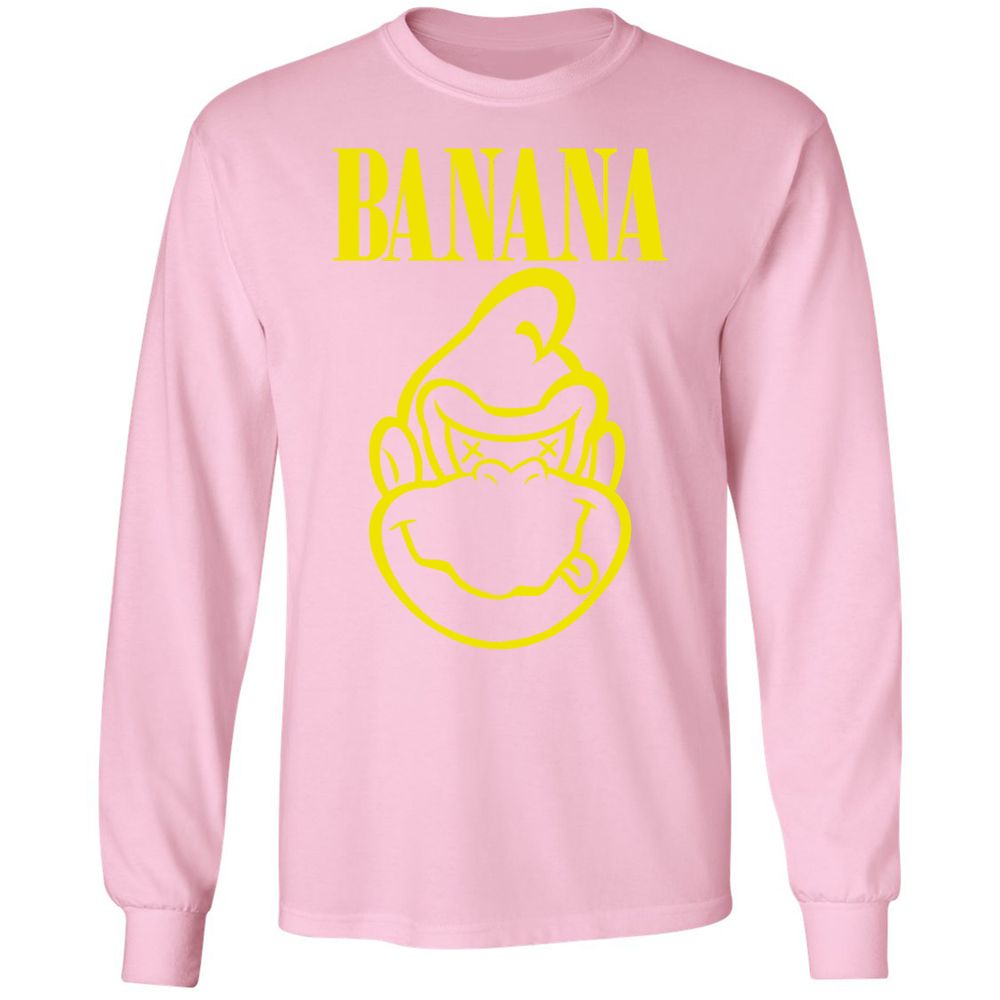 Long Sleeve T-Shirt - QD6Q7JWN - Light Pink - 3
