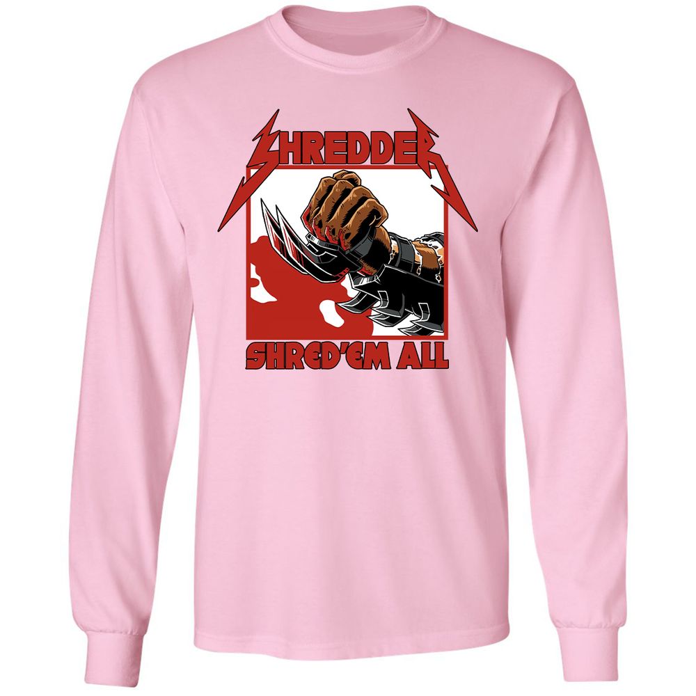 Long Sleeve T-Shirt - ZYD9HG3C - Light Pink - 3