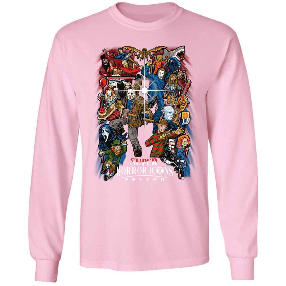 Long Sleeve T-Shirt - B8H2SJSL - Light Pink - 3