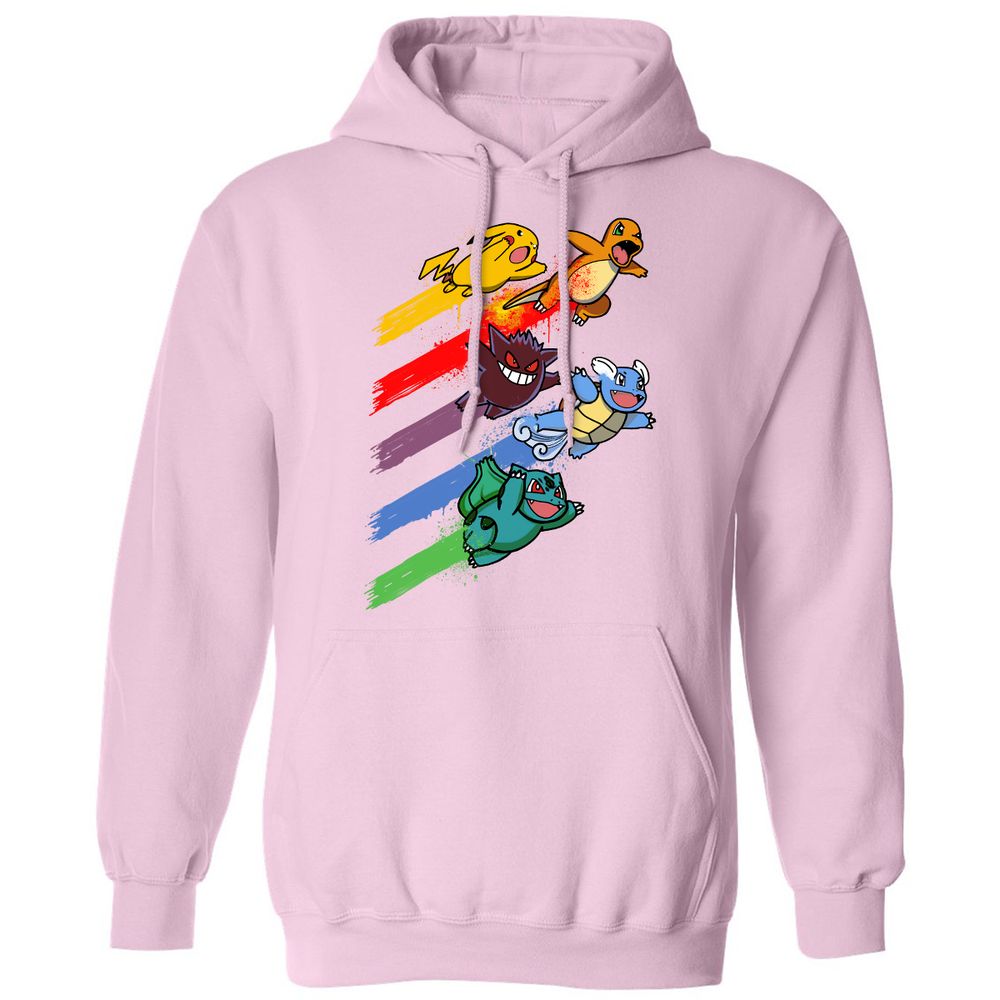 Classic Unisex Hoodie - TS6PFD4B - Light Pink - 3