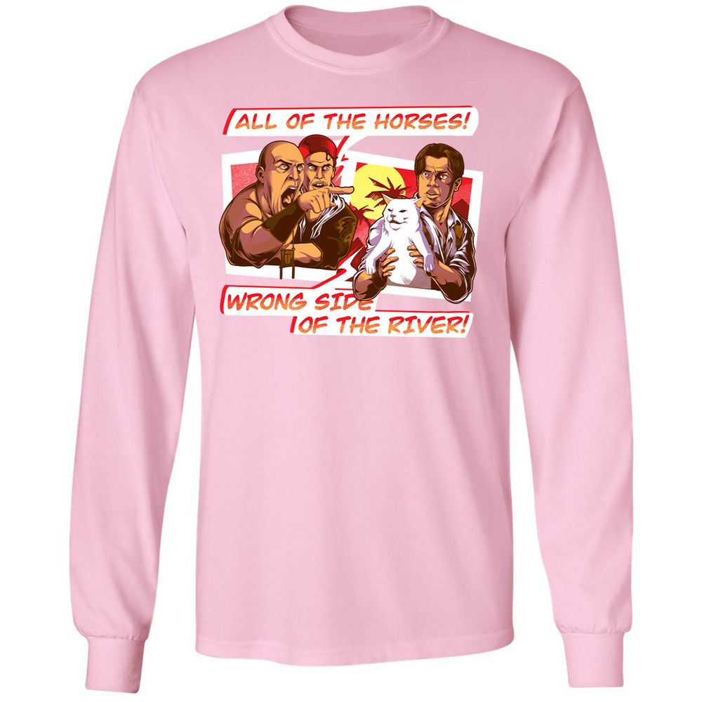 Long Sleeve T-Shirt - MJQQPEFD - Light Pink - 3