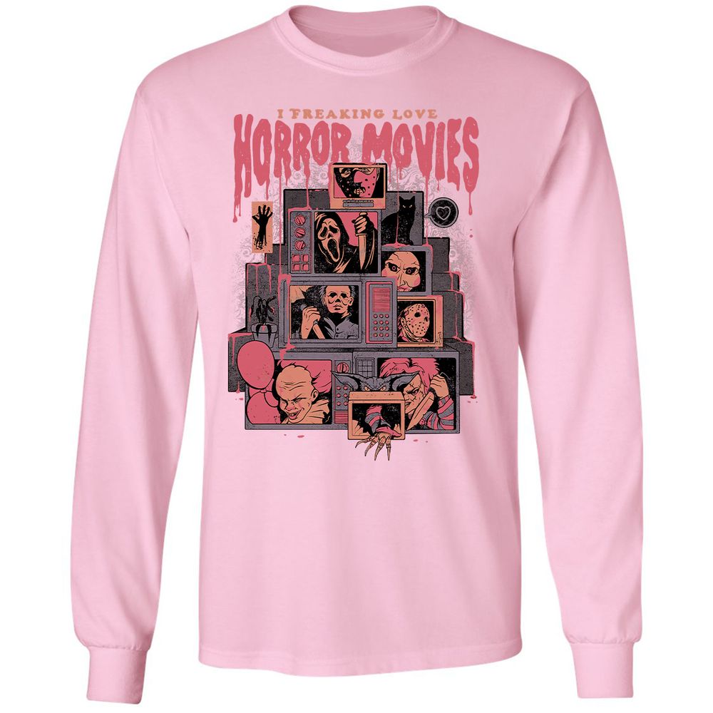 Long Sleeve T-Shirt - R9GCUXUL - Light Pink - 3