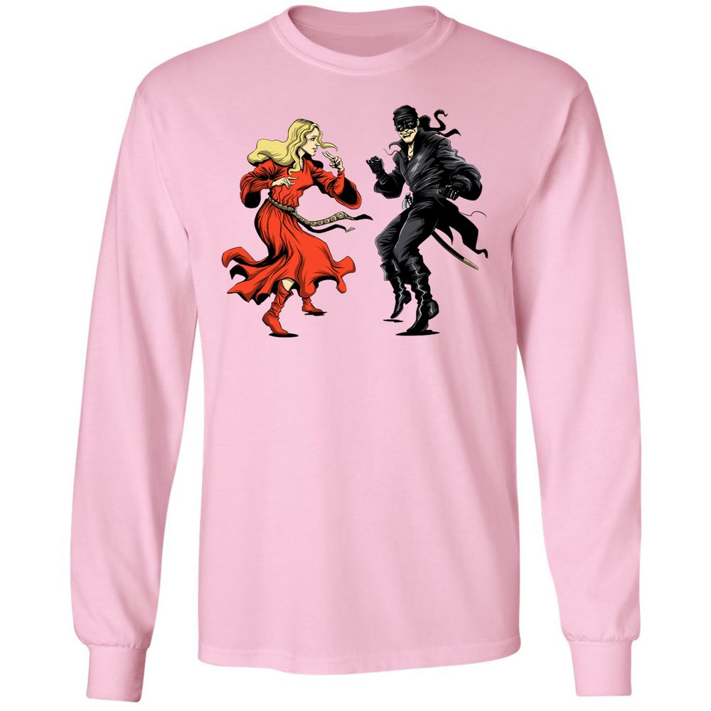 Long Sleeve T-Shirt - HAQXCRDK - Light Pink - 3