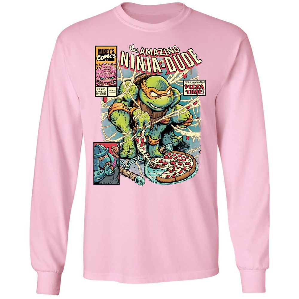 Long Sleeve T-Shirt - RGTUNK8G - Light Pink - 3