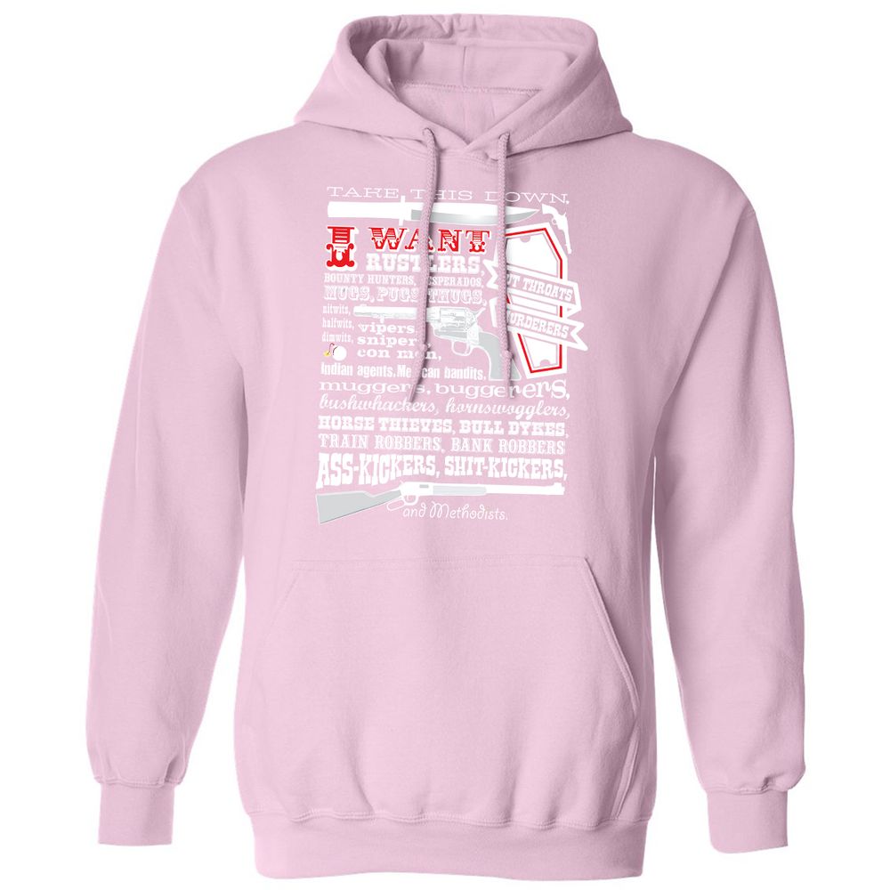 Classic Unisex Hoodie - W7H9VNF3 - Light Pink - 3