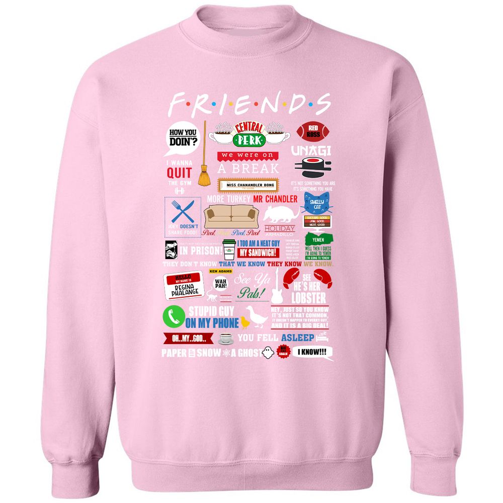 Classic Unisex Sweatshirt - HZKTA78V - Light Pink - 3