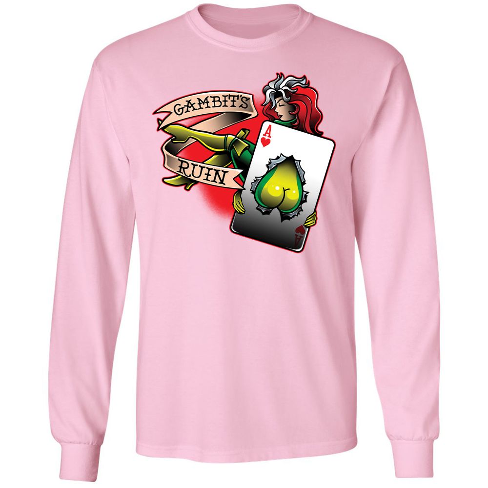 Long Sleeve T-Shirt - RSYKXG1J - Light Pink - 3