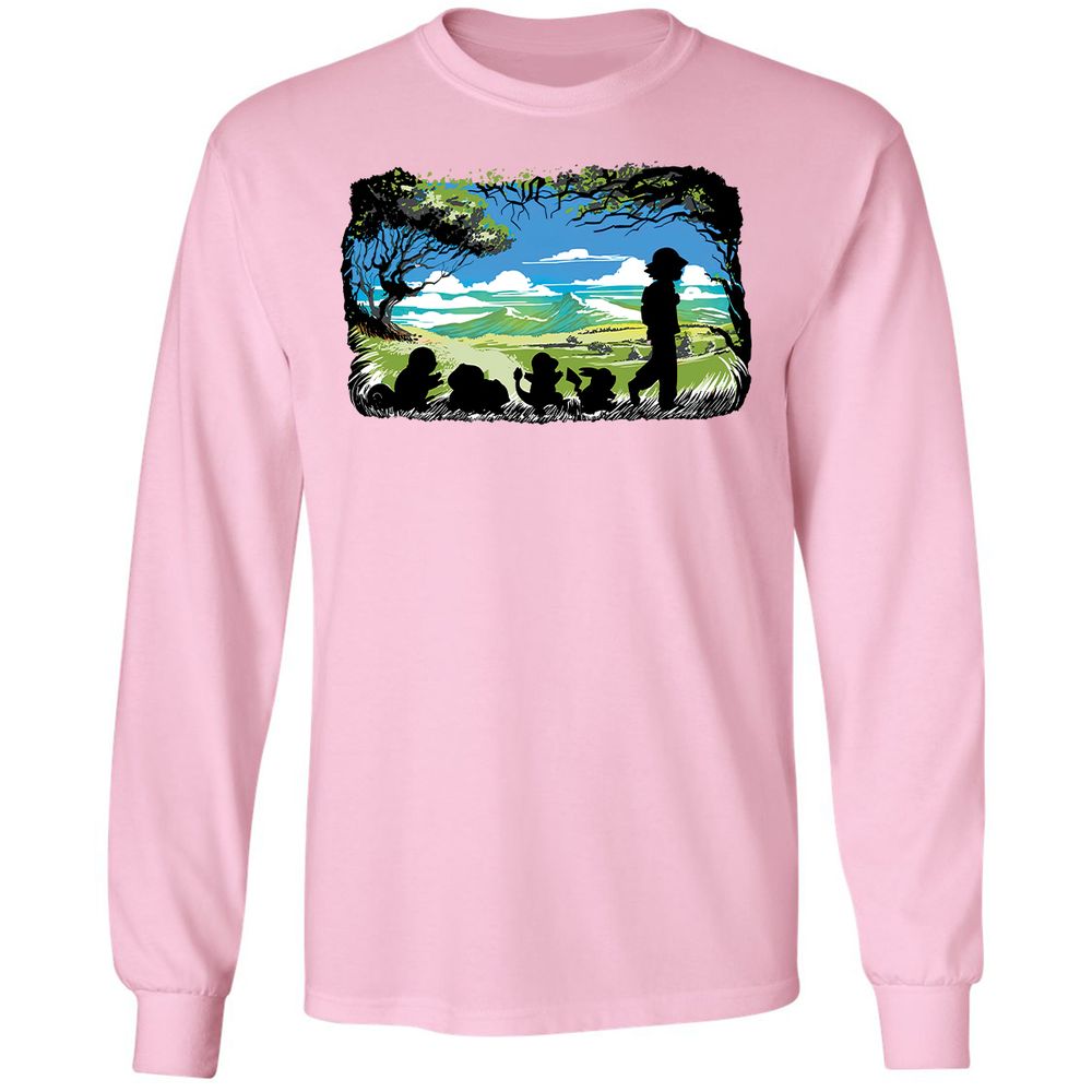 Long Sleeve T-Shirt - CN9NVTKC - Light Pink - 3
