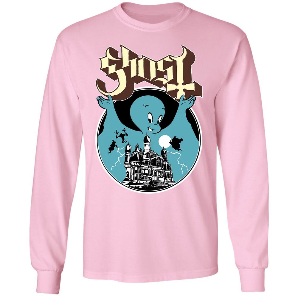 Long Sleeve T-Shirt - RFRHMT34 - Light Pink - 3