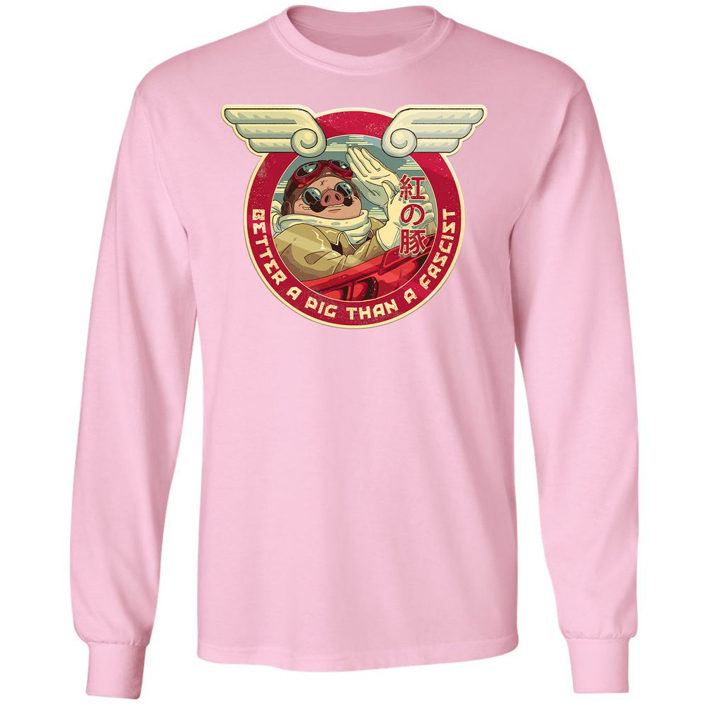 Long Sleeve T-Shirt - 6ZATJDEW - Light Pink - 3
