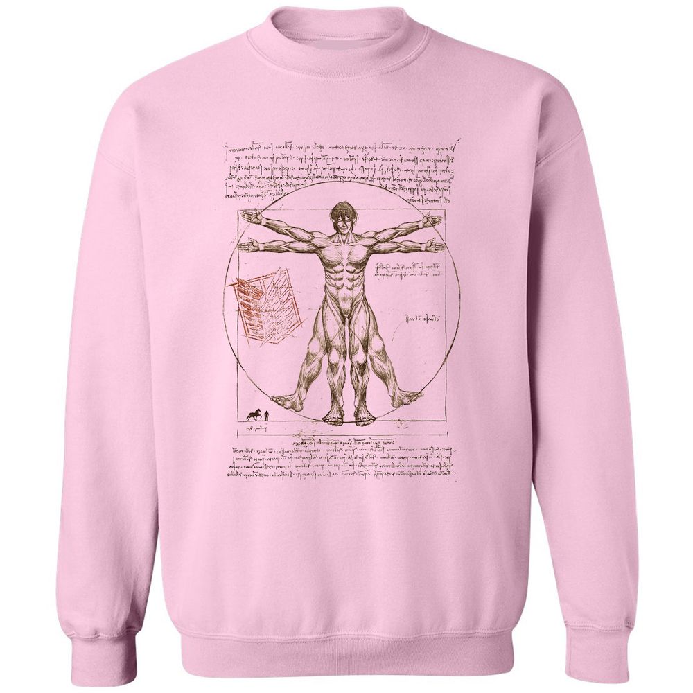 Classic Unisex Sweatshirt - MA38PHP6 - Light Pink - 3
