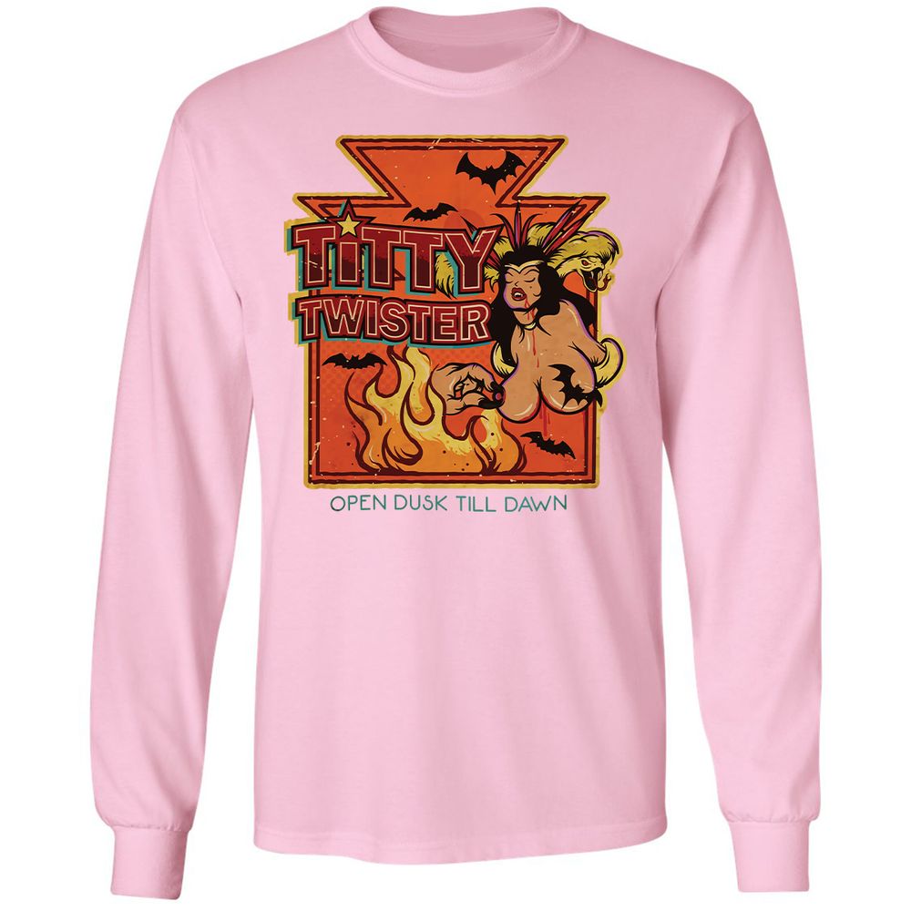 Long Sleeve T-Shirt - CRL3R6YD - Light Pink - 3