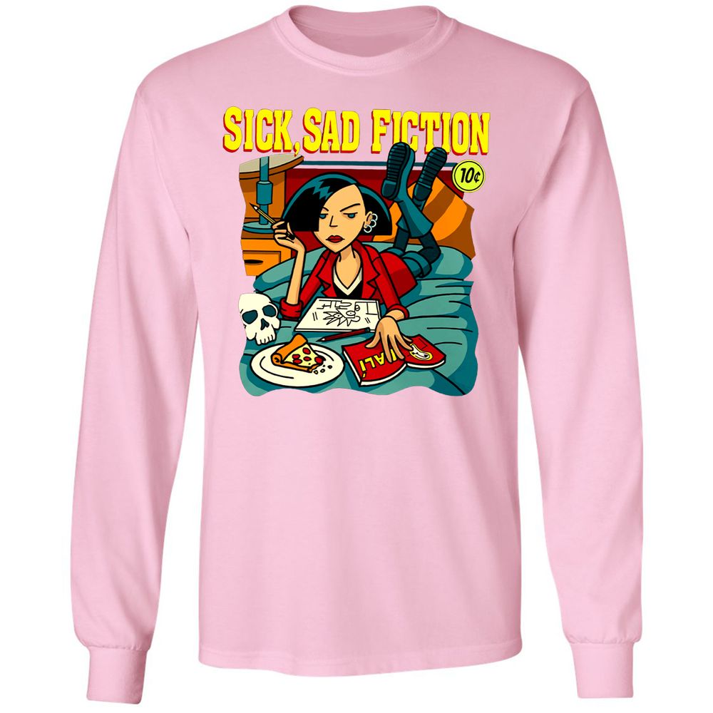 Long Sleeve T-Shirt - W3AW94QJ - Light Pink - 3