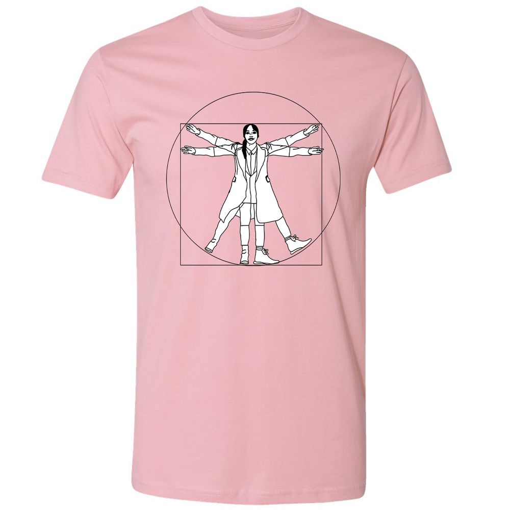 Vitruvian Philomena Cunk - Cunk on Earth - Light Pink - 3