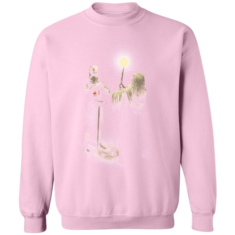 Classic Unisex Sweatshirt - ZEDMWXS9 - Light Pink - 3