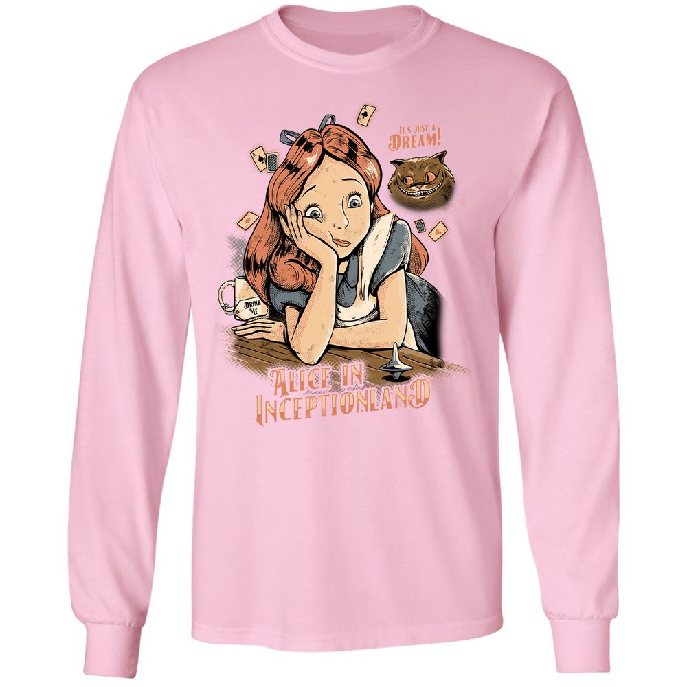 Long Sleeve T-Shirt - QA79C7K2 - Light Pink - 3