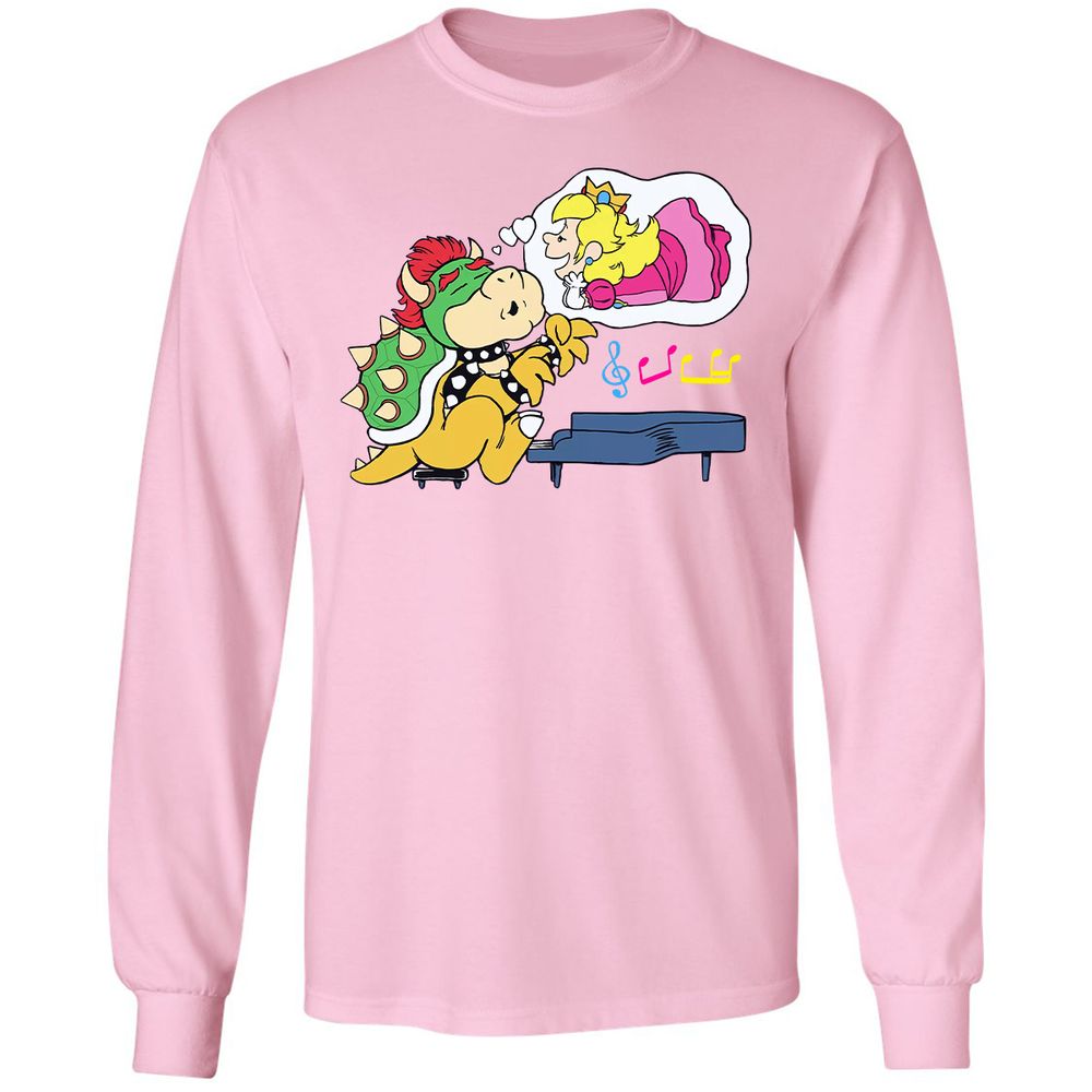 Long Sleeve T-Shirt - 69NUM8MK - Light Pink - 3