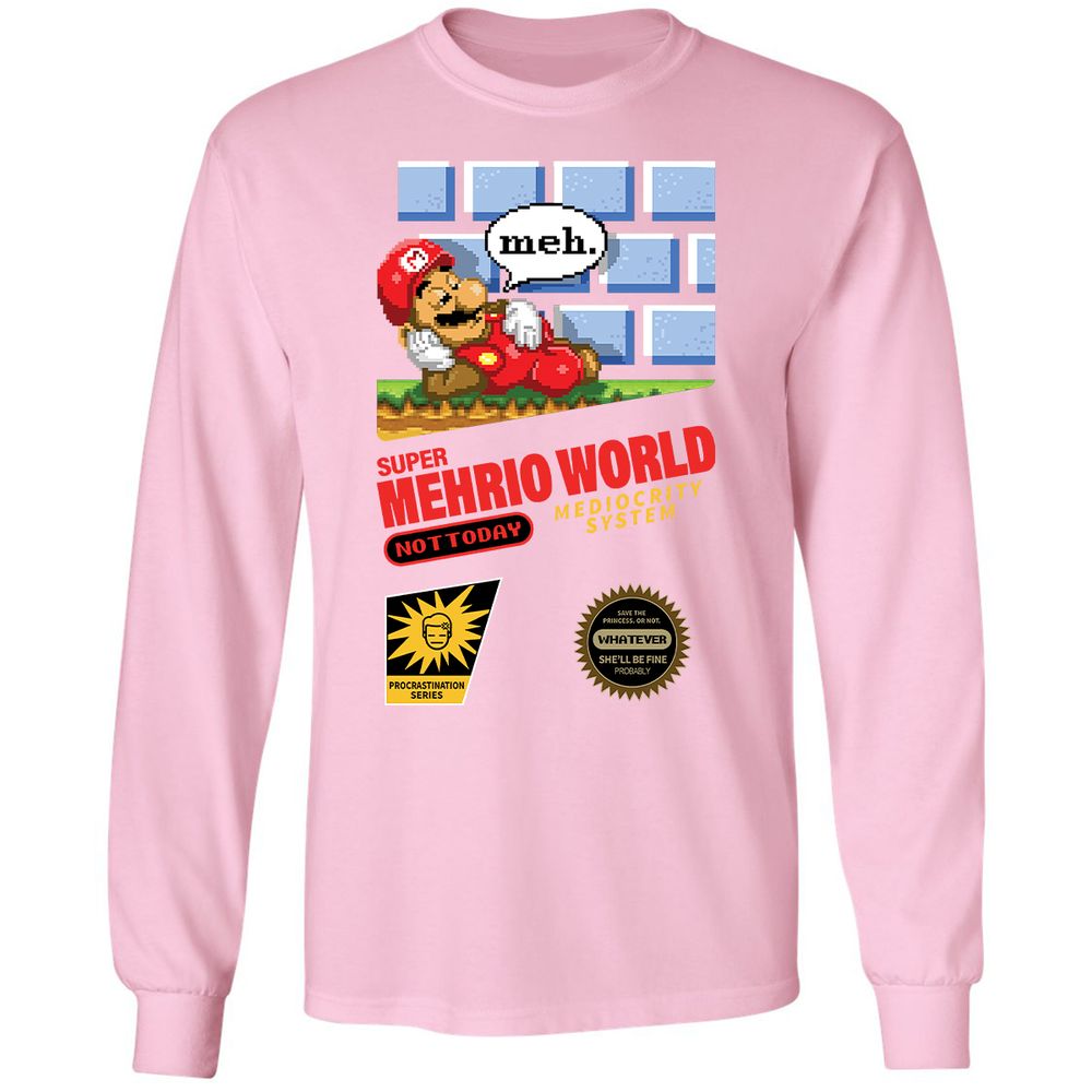 Long Sleeve T-Shirt - UQNTM1SY - Light Pink - 3