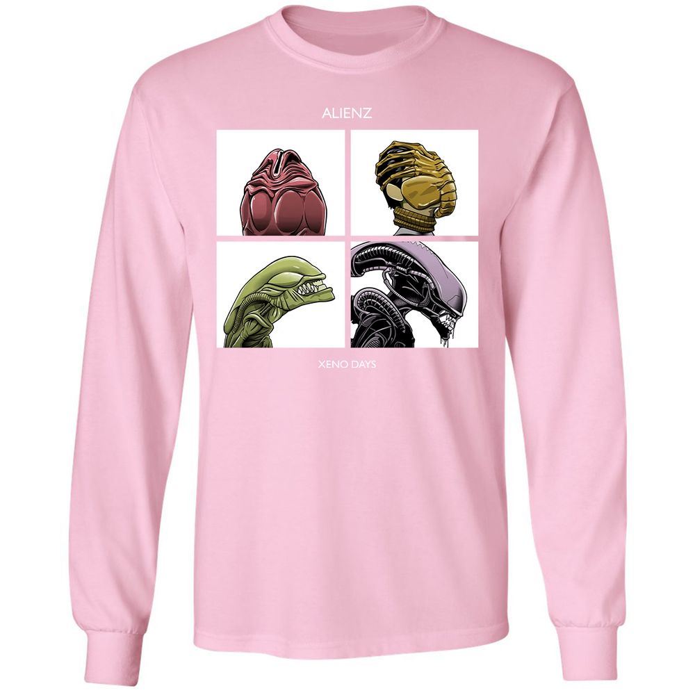 Long Sleeve T-Shirt - XR4PUGSB - Light Pink - 3