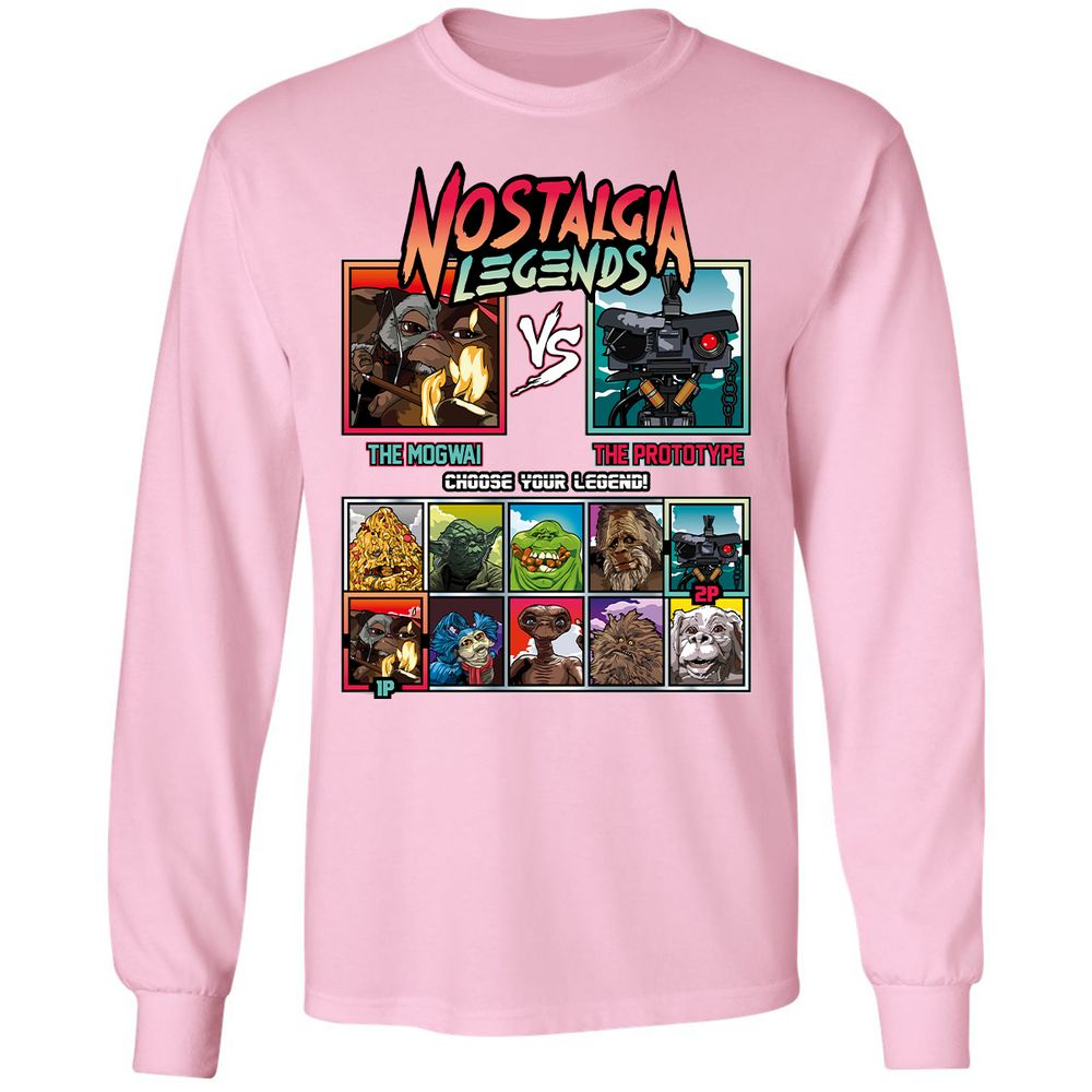 Long Sleeve T-Shirt - HZUFXN95 - Light Pink - 3