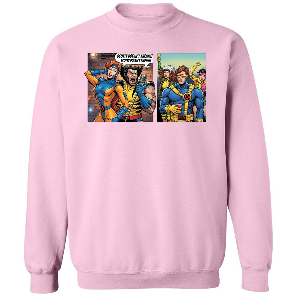 Classic Unisex Sweatshirt - T7GFHYMX - Light Pink - 3