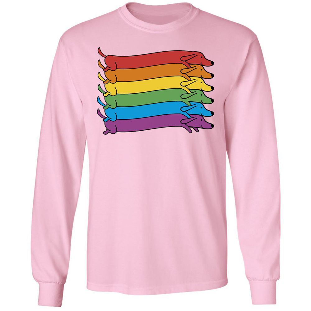 Long Sleeve T-Shirt - H9QWU9MD - Light Pink - 3