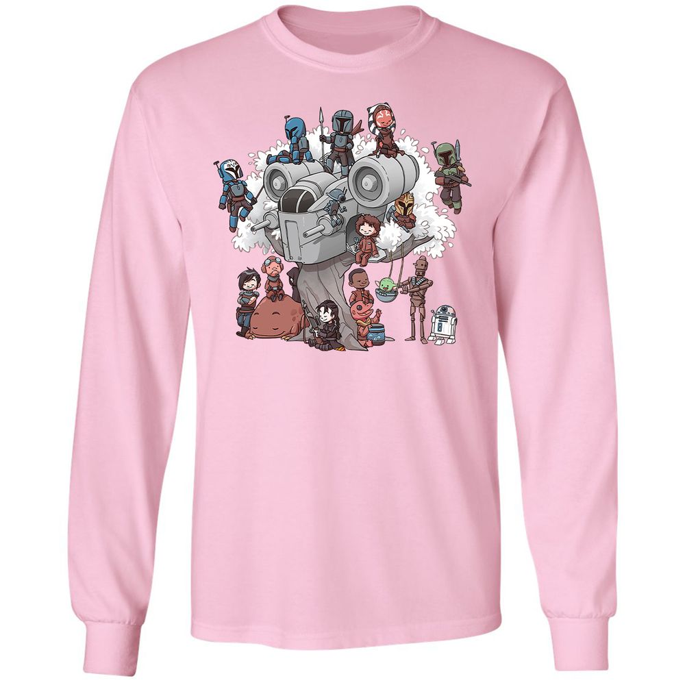 Long Sleeve T-Shirt - RCUB39AF - Light Pink - 3