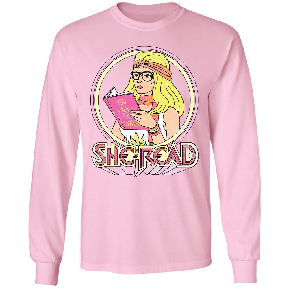 Long Sleeve T-Shirt - AMMVZX1H - Light Pink - 3