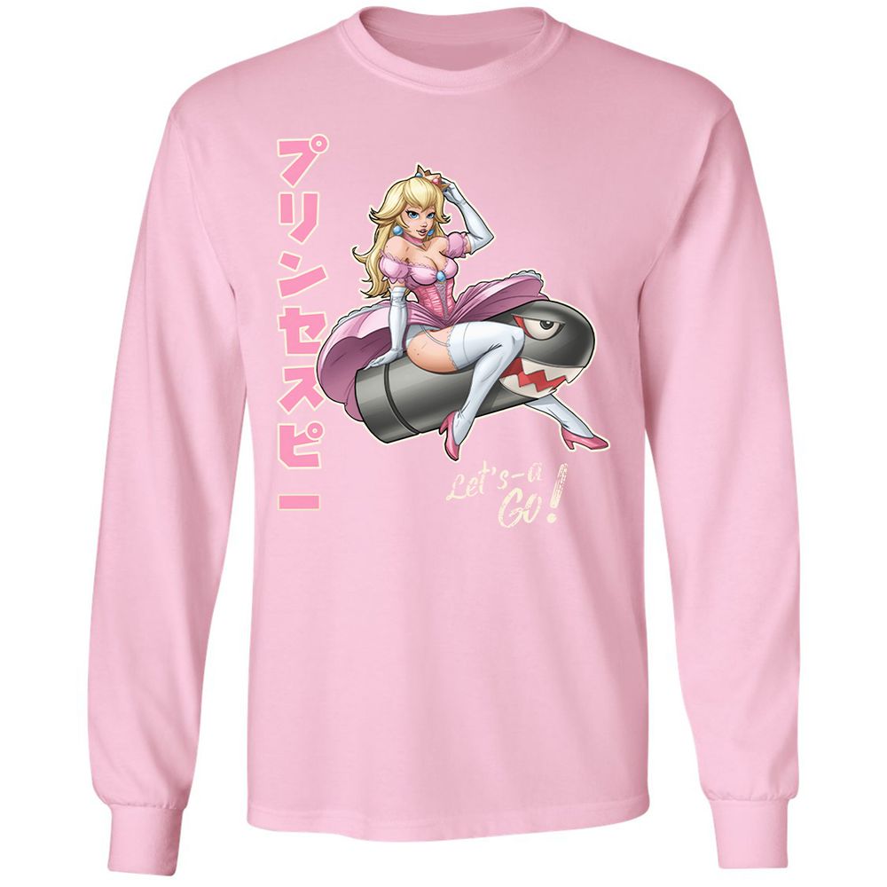 Long Sleeve T-Shirt - LF92DZKW - Light Pink - 3