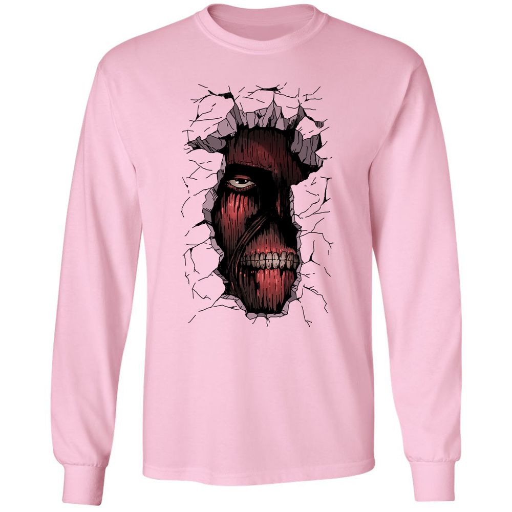 Long Sleeve T-Shirt - 629PBVG1 - Light Pink - 3