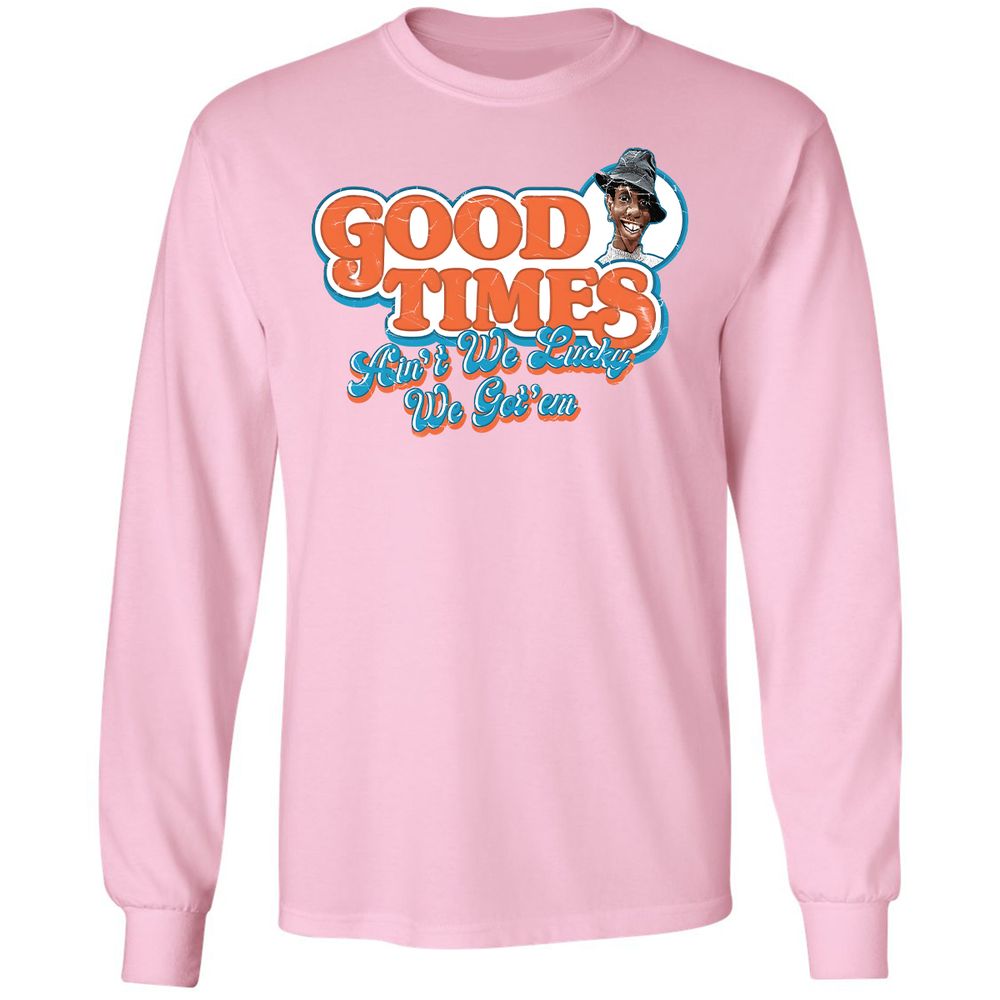 Long Sleeve T-Shirt - PVSWYZQU - Light Pink - 3