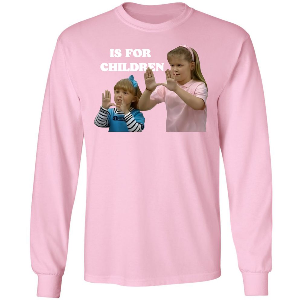 Long Sleeve T-Shirt - SRCD5Q8F - Light Pink - 3