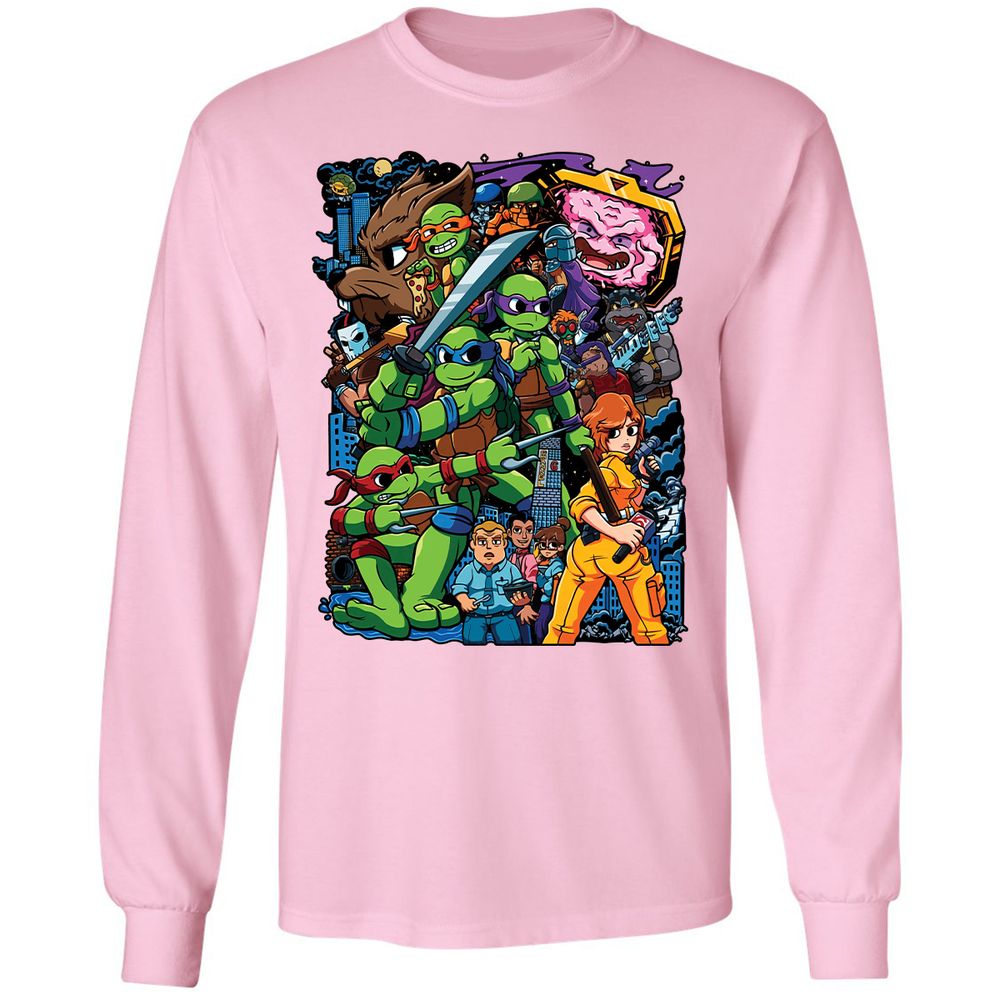 Long Sleeve T-Shirt - 213VCH8N - Light Pink - 3