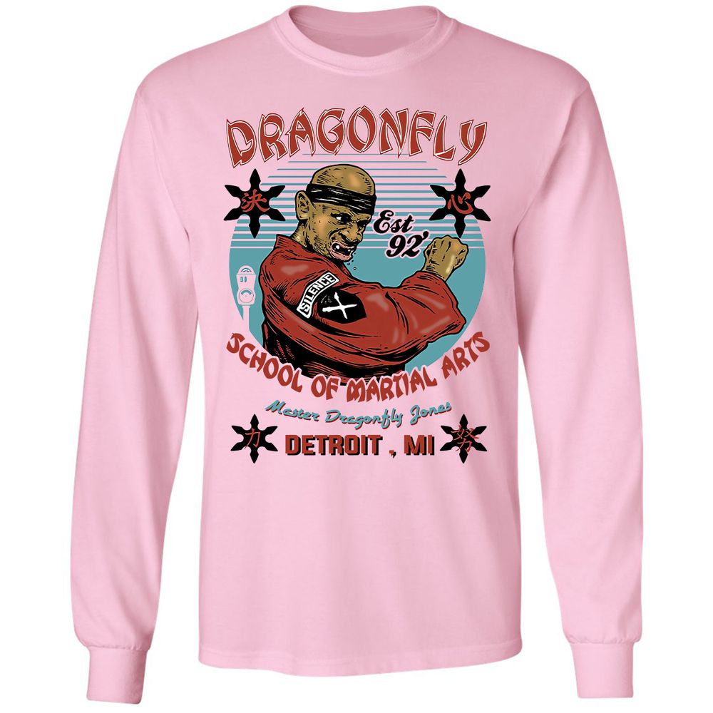 Long Sleeve T-Shirt - LM9KY8XR - Light Pink - 3