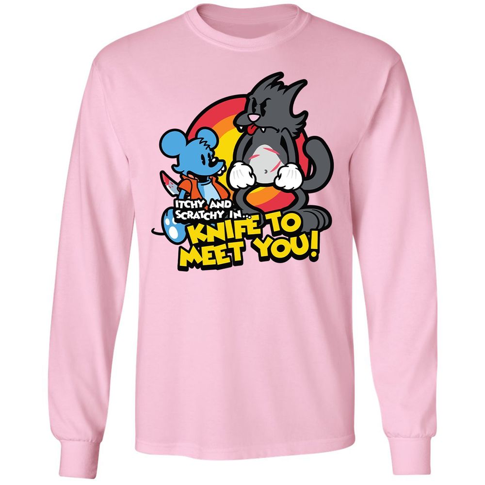 Long Sleeve T-Shirt - Y6GZ2438 - Light Pink - 3