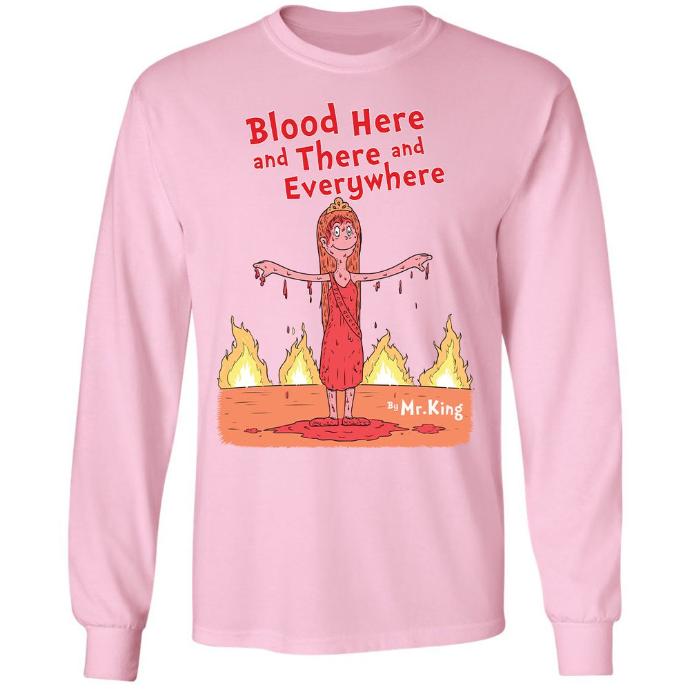 Long Sleeve T-Shirt - T9FHDWHL - Light Pink - 3