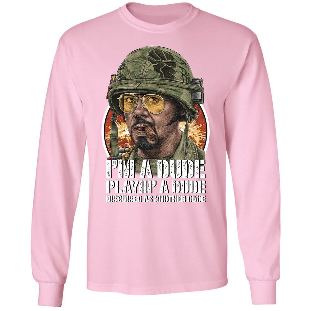 Long Sleeve T-Shirt - BBXZH7B9 - Light Pink - 3