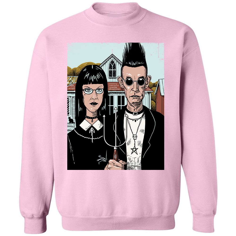 Classic Unisex Sweatshirt - MHW7PTVK - Light Pink - 3