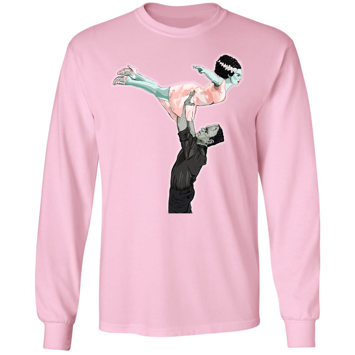 Long Sleeve T-Shirt - PF1D65JT - Light Pink - 3